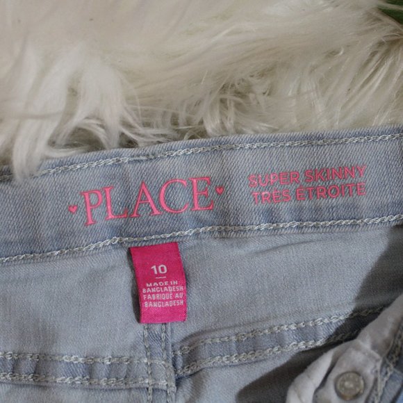 Children's Place Girls SkywashSuper Skinny Jeans - Picture 4 of 9